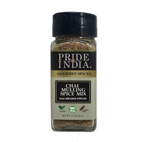 Pride of India ��� Chai Masala Mulling Spice Mix ��� Gourmet Spice Mix for Teas & Coffee ��� Caffeine Free ��� Authentic Mulling Spice Blend ��� Vegan