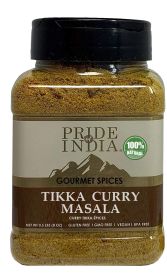 Pride of India ��� Tikka Curry Masala Seasoning Spice ��� Gourmet Curry Mix ��� Ideal for Vegetarian and Meat Dishes ��� Natural & GMO Free ��� Easy T