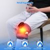 3-In-1 Heated Knee Massager Shoulder Heating Pads Elbow Brace with 3 Level Vibration and Heating Modes for Pain Stress Relief